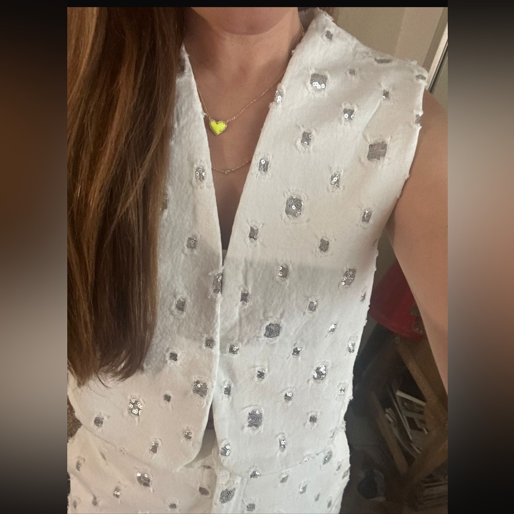 Zara bloggers favorite vest and shorts size s - Picture 3 of 9